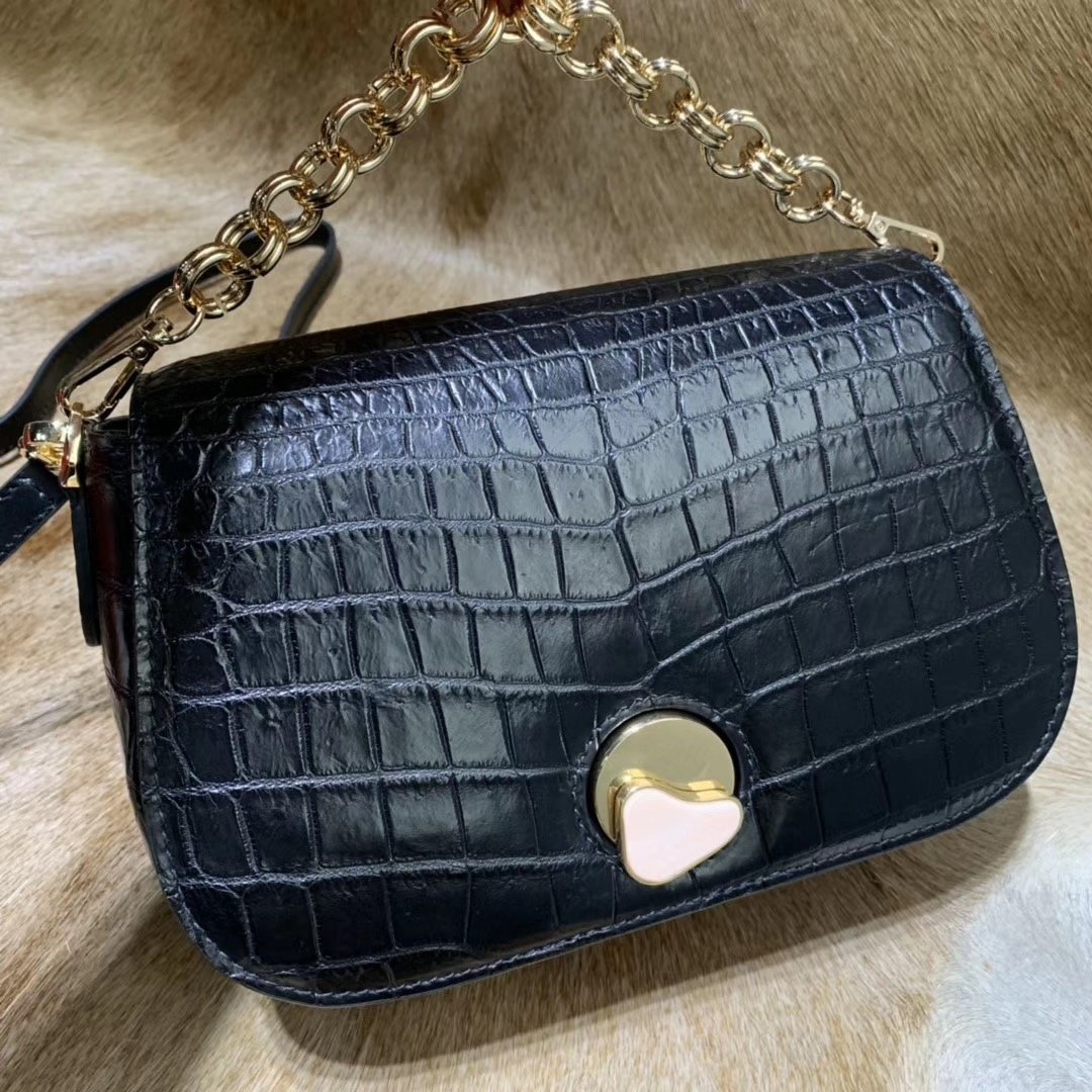 Classic Alligator Leather Hand Bag XFBAB12052 image 3