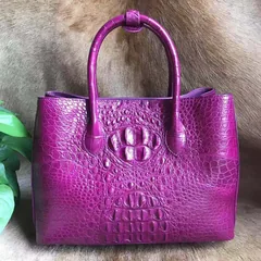 Top Handle Crocodile Handbag XFCAB12059 image 3