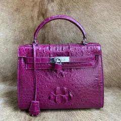 Women Luxury Genuine Crocodile Handbag XFPAB12060 image 3
