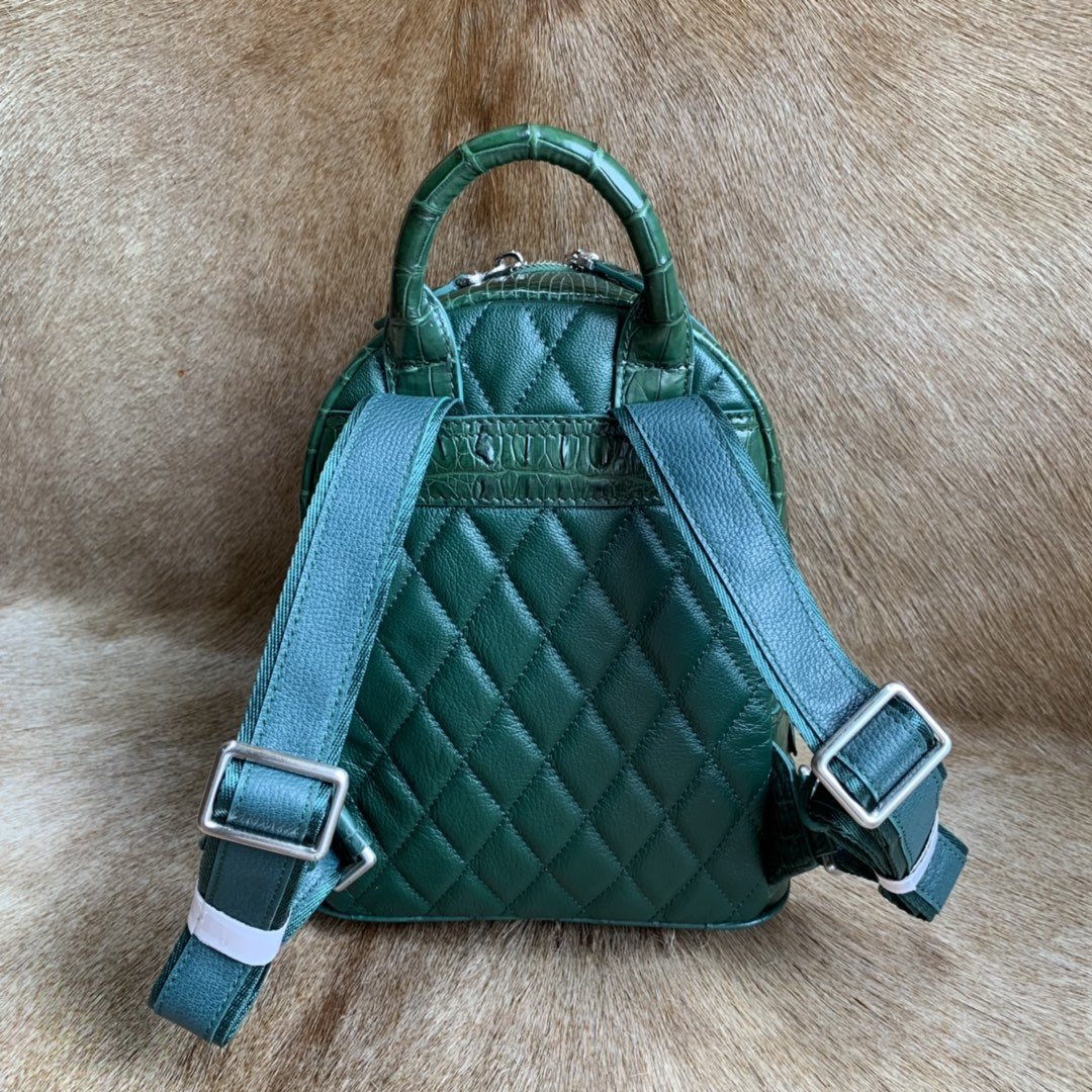 Crocodile Grain Backpack Mini Rucksack XFGAB12073 image 3