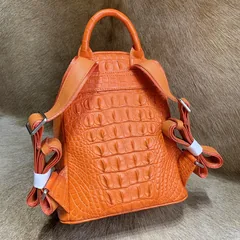 Fashion Crocodile Leather College Bookbag XFOAB12076 image 3