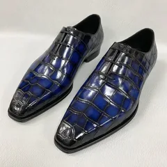 Glossy Alligator Pattern Oxfords Dress Shoes XMBAS12088 image 3