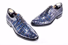 Alligator Skin Classic Oxford Dress Shoes For Men BMBAS12002 image 6