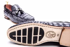 Scale-Patterned Tassel Loafers BMGAS12035 image 4