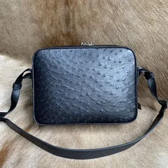 Real Ostrich Skin Men Casual Bag XMBOB12015 image 5