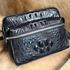 Business Crocodile Bag Men Shoulder Bag XMBAB12017 image 5