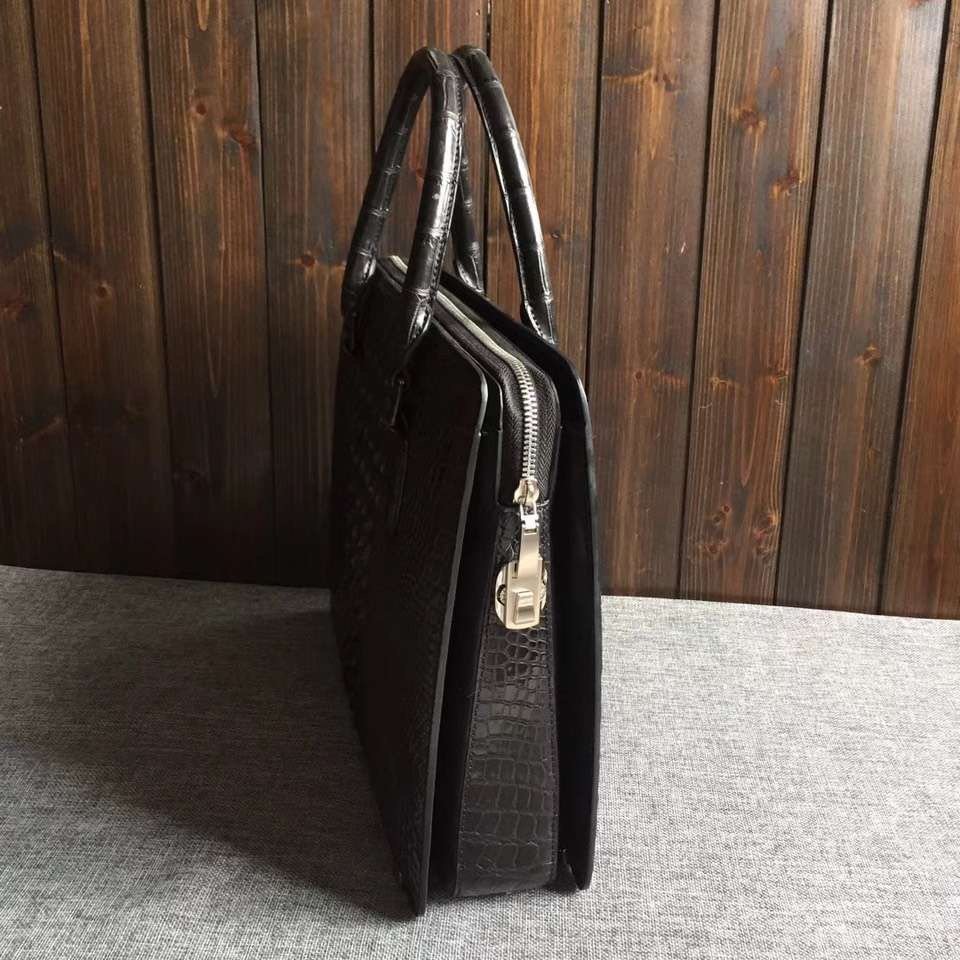 Crocodile Skin Men Handbag Computer Bags XMBAB12025 image 4