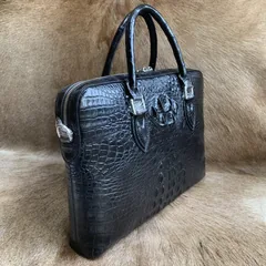 Genuine Crocodile Bone Leather Briefcase XMBAB12026 image 5