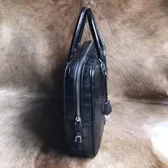 Men’s Crocodile Pattern Satchel Bag XMBAB12028 image 3