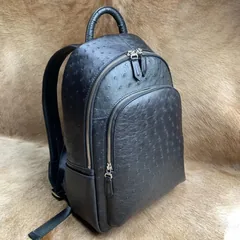Ostrich Anti-theft Leather Backpack XMBOB12029 image 5