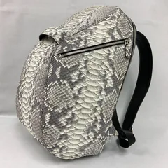 Python Leather Backpack Beige XMWPB12034 image 6