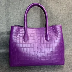 Alligator Leather Tote Handle Bag XFPAB12041 image 5