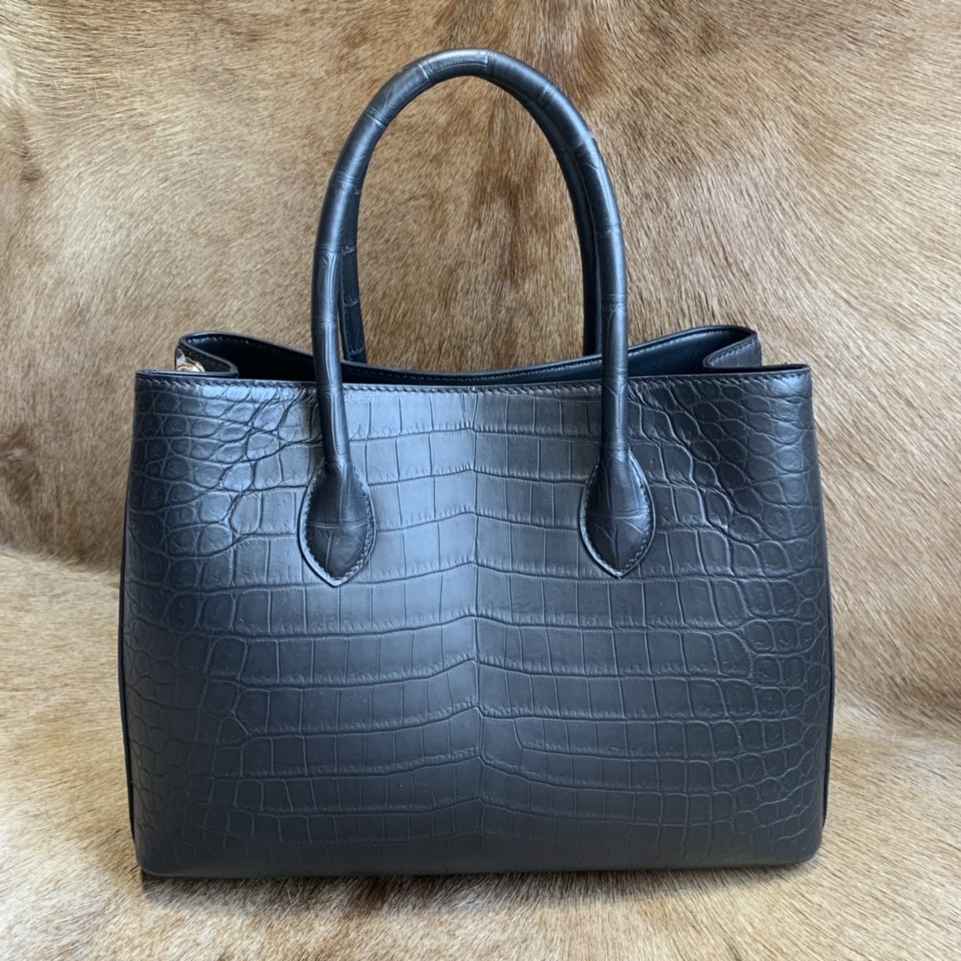 Women Alligator Tote Bag Shoulder Bag XFBAB12042 image 4