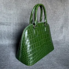 Alligator Double Handle Shell Bag Tote Bag XFGAB12045 image 5
