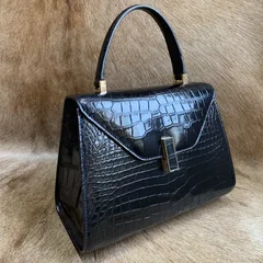 Handbag China Manufacturer Alligator bag XFBAB12048 image 4