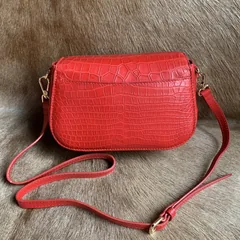 Luxurious Textured Alligator Leather Hand Bag XFRAB12053 image 4