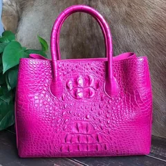 Top Handle Crocodile Handbag XFCAB12059 image 4