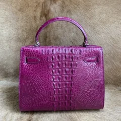 Women Luxury Genuine Crocodile Handbag XFPAB12060 image 4