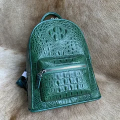Crocodile Grain Backpack Mini Rucksack XFGAB12073 image 4
