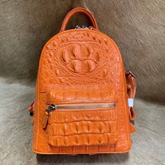 Fashion Crocodile Leather College Bookbag XFOAB12076 image 4