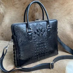 Genuine Crocodile Skin Laptop Bag XMBAB12079 image 5