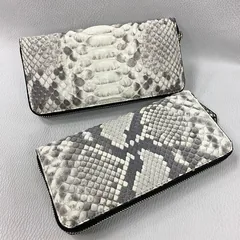 Python Leather Zip Clutch XMCPB12084 image 4