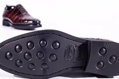 Mens Alligator Lace Up Shoes BMBAS12001 image 7