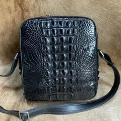 Crocodile Skin Man Shoulder Bag XMBAB12001 image 2