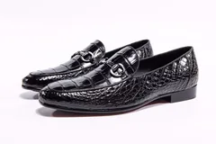 Men’s Crocodile Drive Slip On Loafers BMBAS12014 image 6
