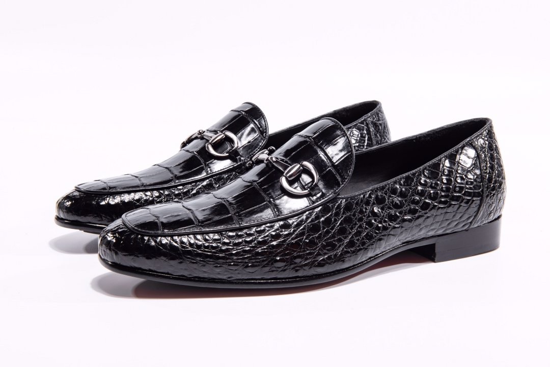 Men’s Crocodile Drive Slip On Loafers BMBAS12014 image 6