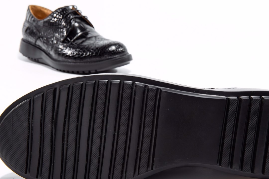 Crocodile Gator Print Dress Shoes BMBAS12017 image 5
