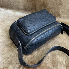Ostrich Skin Shoulder Sling Bag XMBOB12013 image 6