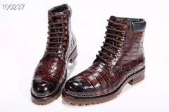 Genuine Crocodile High-Top Formal Boots BMBAS12029 image 5