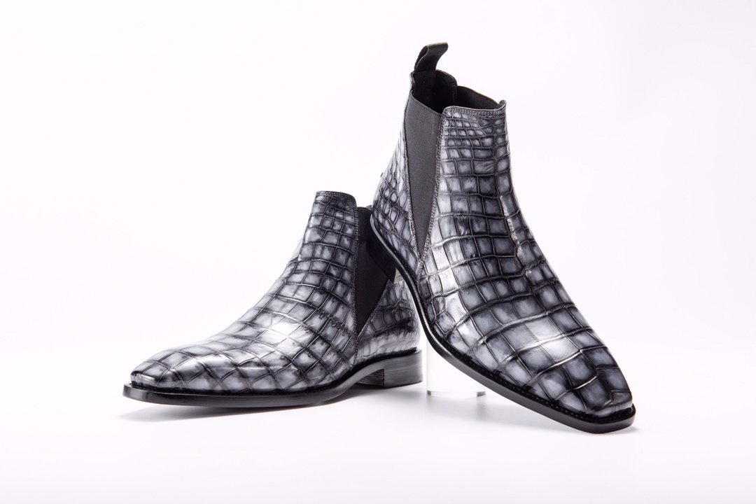 Men’s Crocodile Chelsea Boot BMGAS12033 image 5