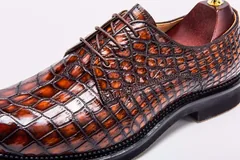 Exotic Men’s Crocodile Dress Shoes Exclusive Collection BMBAS12040 image 5