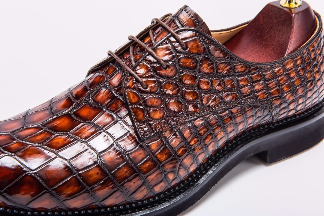 Exotic Men’s Crocodile Dress Shoes Exclusive Collection BMBAS12040 image 5