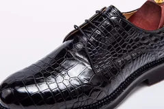 Men’s Crocodile Dress Shoes Leather Business Shoes BMBAS12043 image 6