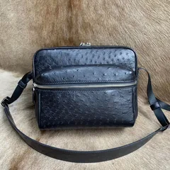Real Ostrich Skin Men Casual Bag XMBOB12015 image 6