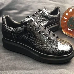 Men’s Crocodile Exotic Lace Up Sneaker BMBAS12045 image 4