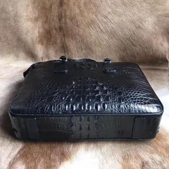Men’s Crocodile Pattern Satchel Bag XMBAB12028 image 4