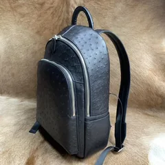 Ostrich Anti-theft Leather Backpack XMBOB12029 image 6