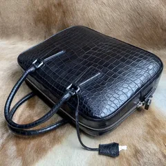 Business Handbag Crocodile Genuine Leather XMBAB12004 image 6
