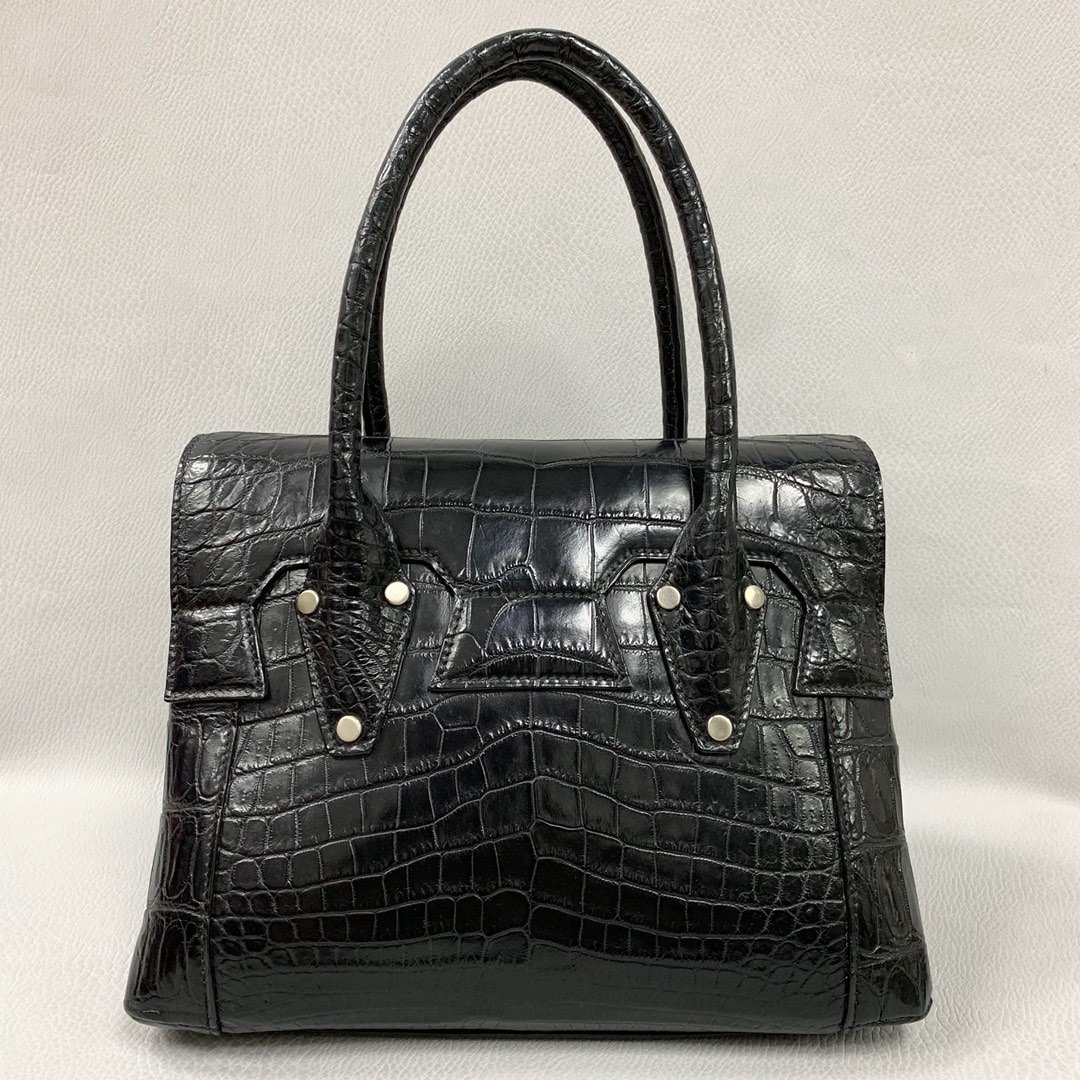 Ladies Alligator Belly Full Leather Handbag XFBAB12039 image 6