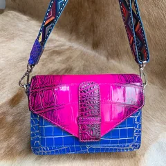 Colorful Chain Alligator Leather Shoulder Bags XFCAB12040 image 7