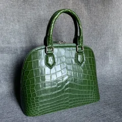 Alligator Double Handle Shell Bag Tote Bag XFGAB12045 image 6