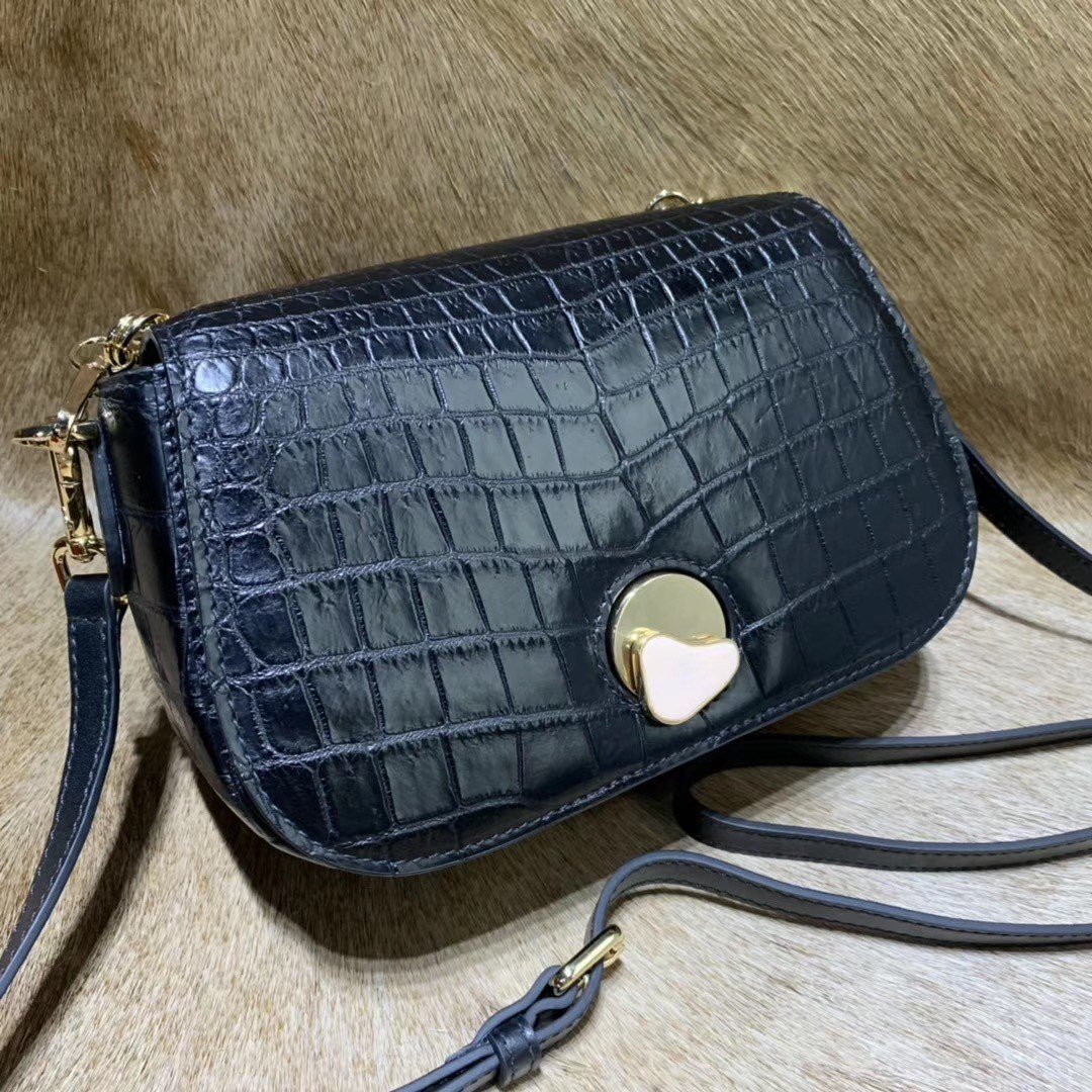 Classic Alligator Leather Hand Bag XFBAB12052 image 5
