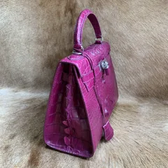 Women Luxury Genuine Crocodile Handbag XFPAB12060 image 5