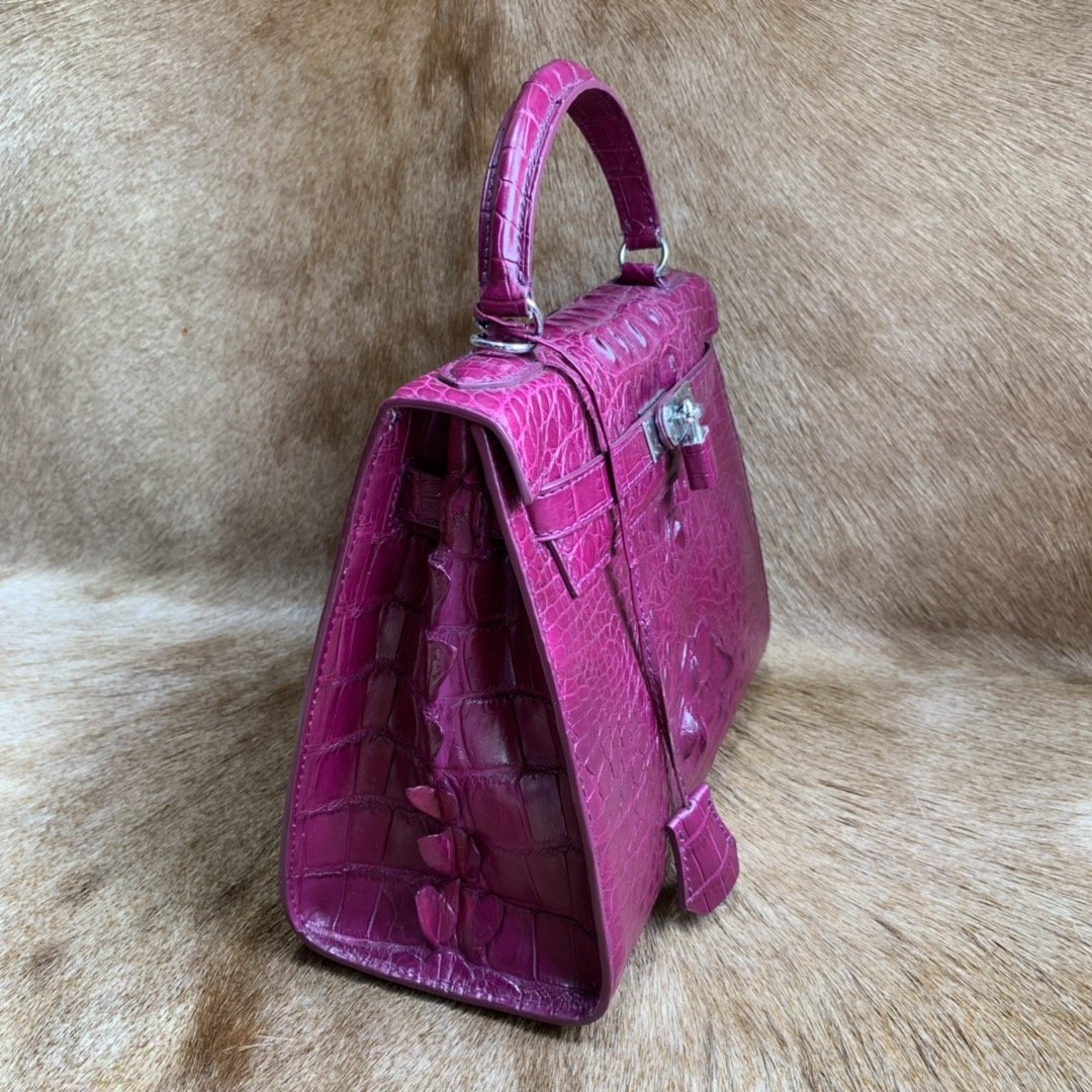 Women Luxury Genuine Crocodile Handbag XFPAB12060 image 5