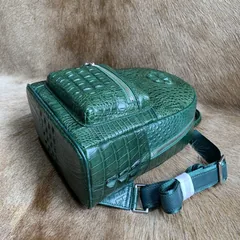 Crocodile Grain Backpack Mini Rucksack XFGAB12073 image 5