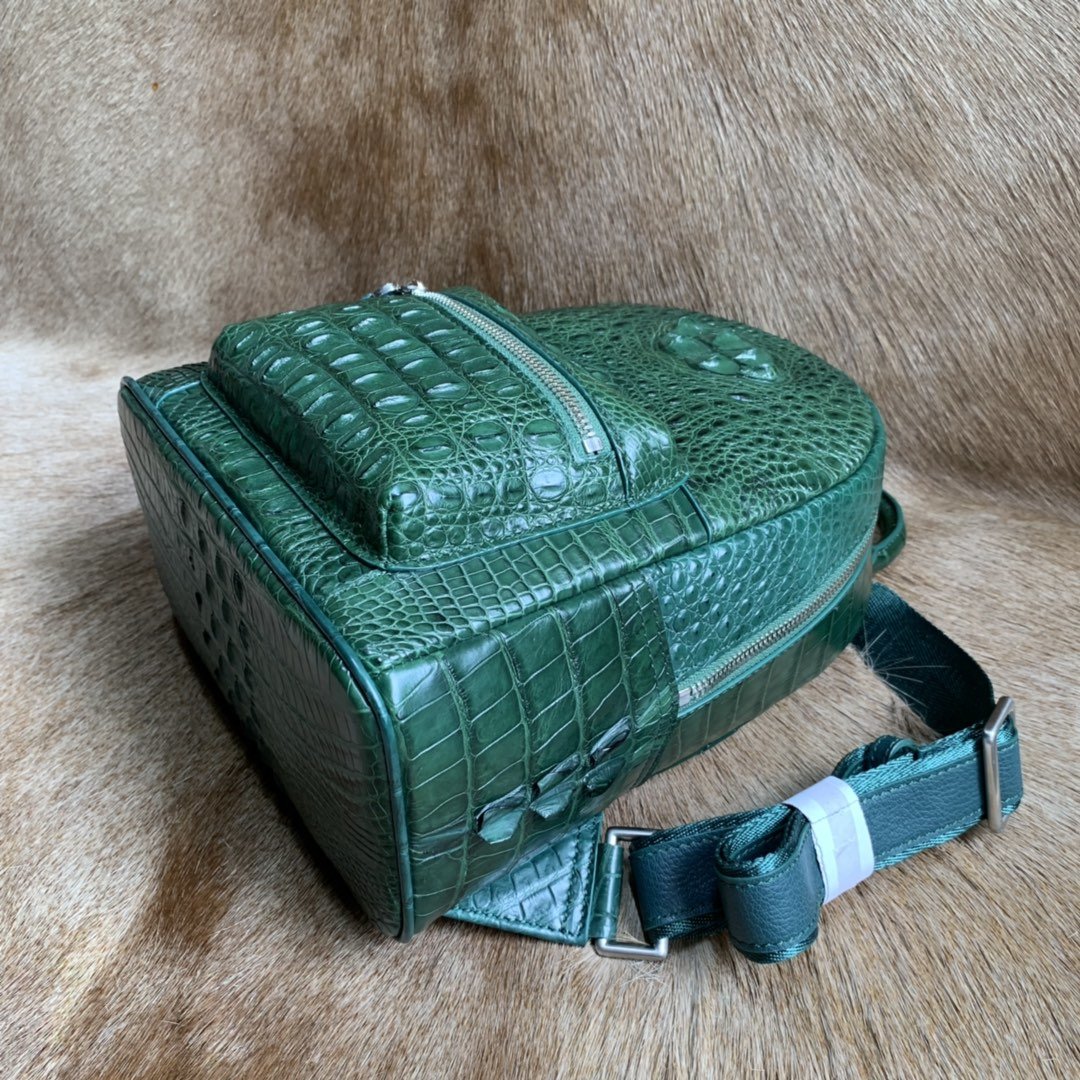 Crocodile Grain Backpack Mini Rucksack XFGAB12073 image 5